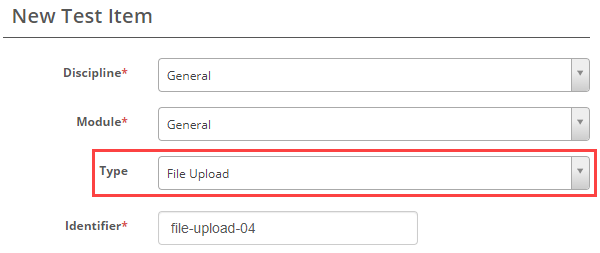 Create a file upload item (3)
