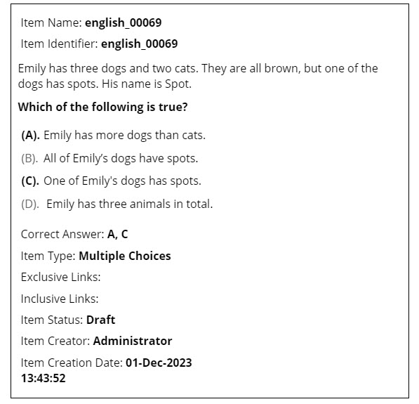 Example module Print View With Metadata output