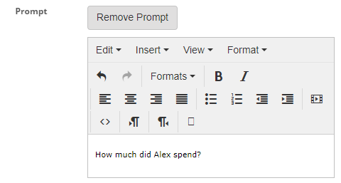 Save prompt