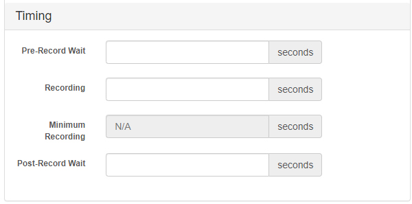 Add timing restrictions