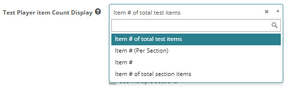 Progress summary display options