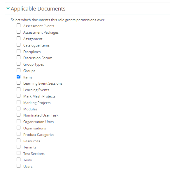 Applicable Documents section