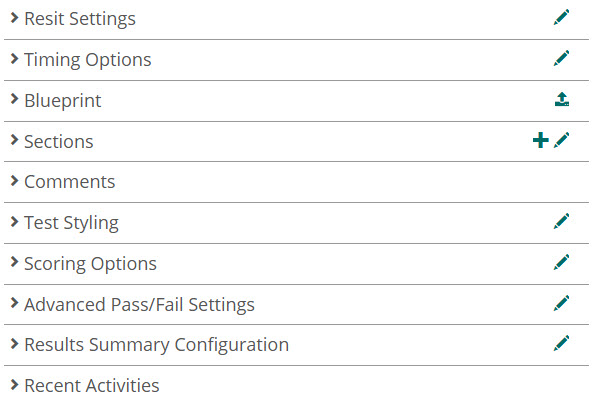 Extended blueprint configuration options