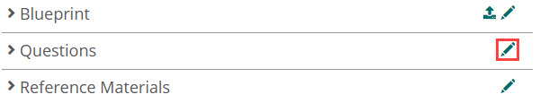 Questions section