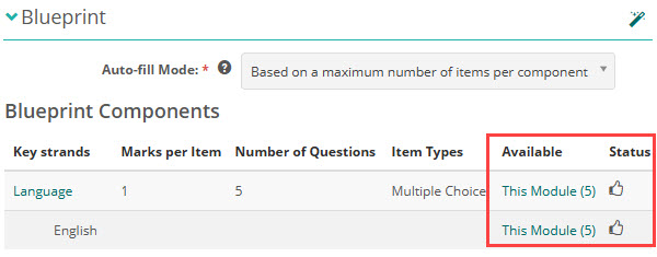 Status updated to thumbs up after autofill