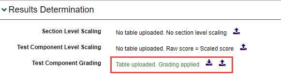 Results Determination section with added import