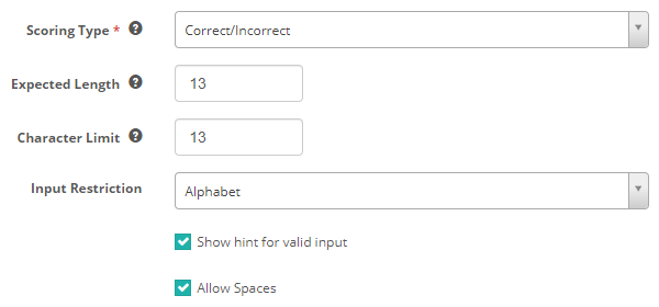Create a Text entry item (4)