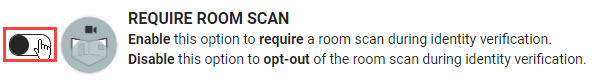 A setting toggle