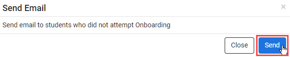 Send Email popup