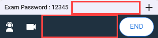Top bar of student panel highlighted to indicate it can be dragged